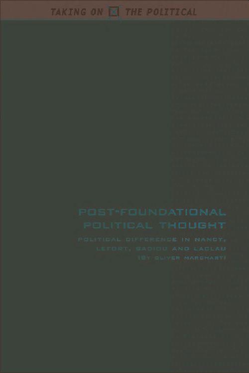 Vorderes Coverbild Post-Foundational Political Thought