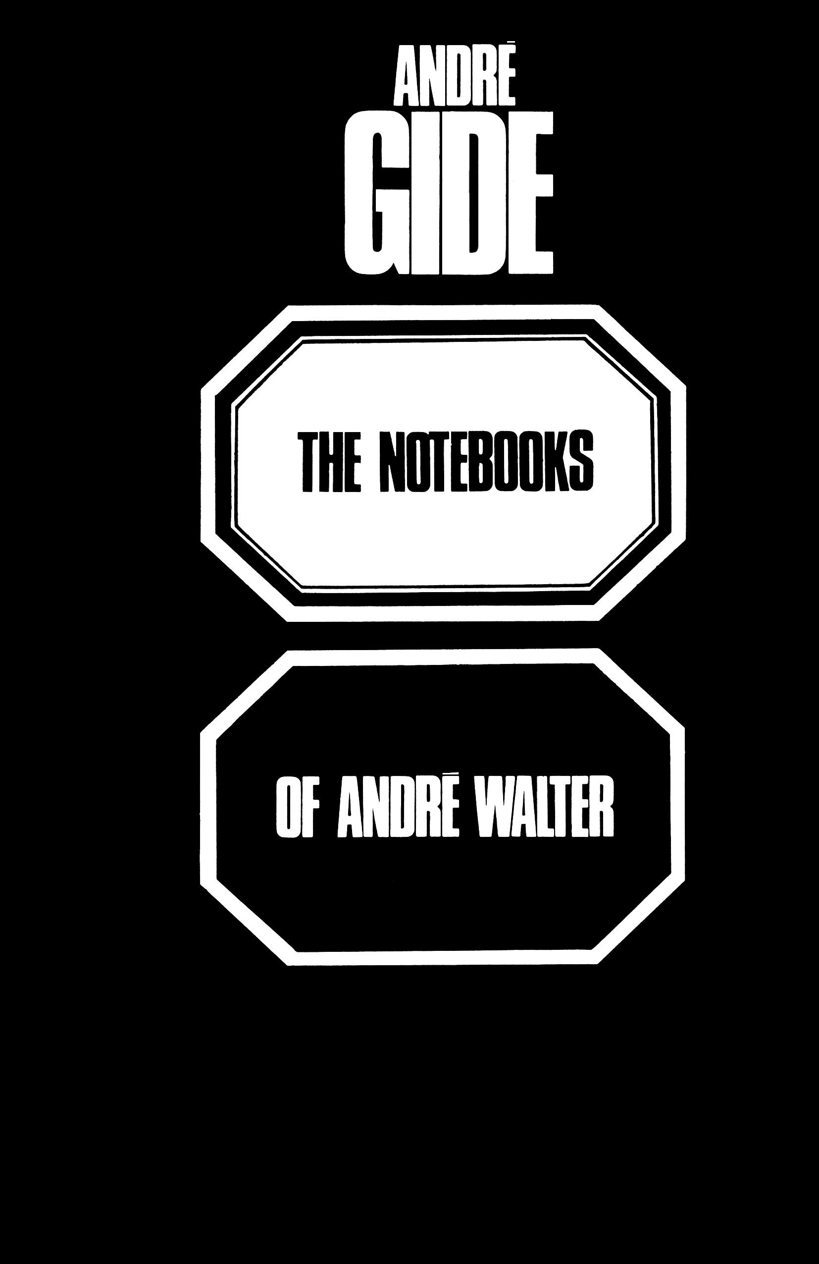 Vorderes Coverbild The Notebooks of Andre Walter