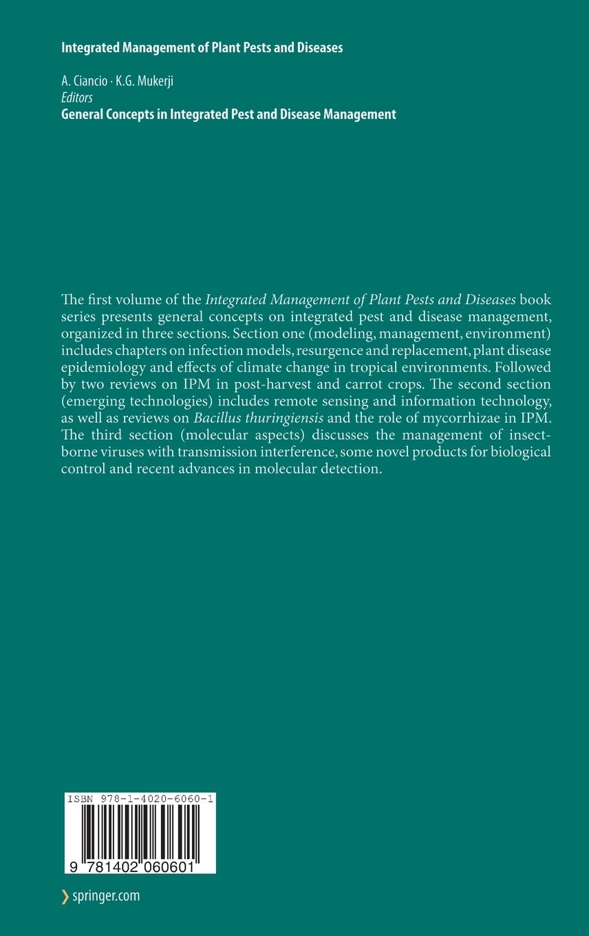 Rückseitencover General Concepts in Integrated Pest and Disease Management