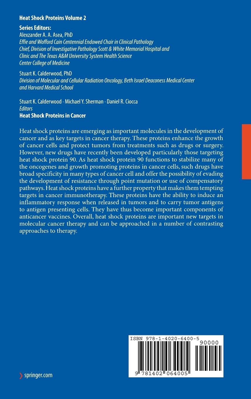 Rückseitencover Heat Shock Proteins in Cancer
