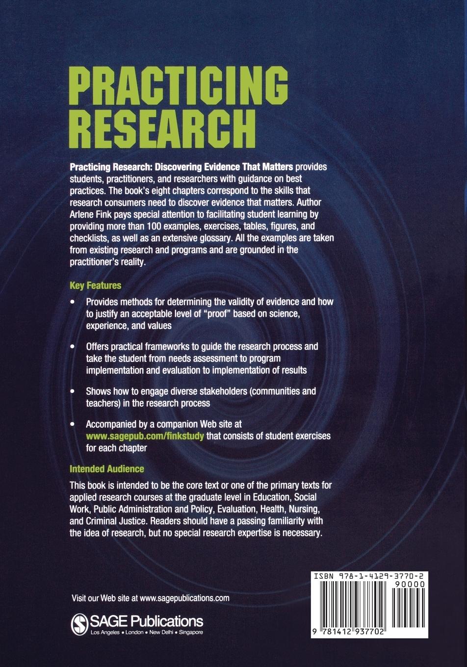 Rückseitencover Practicing Research