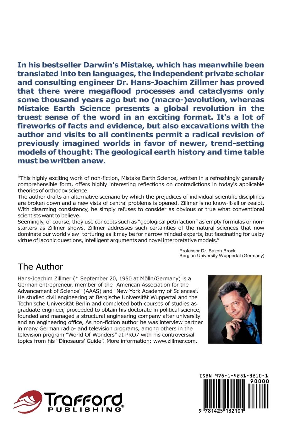Rückseitencover Mistake Earth Science
