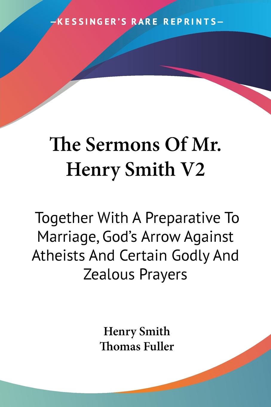 Vorderes Coverbild The Sermons Of Mr. Henry Smith V2
