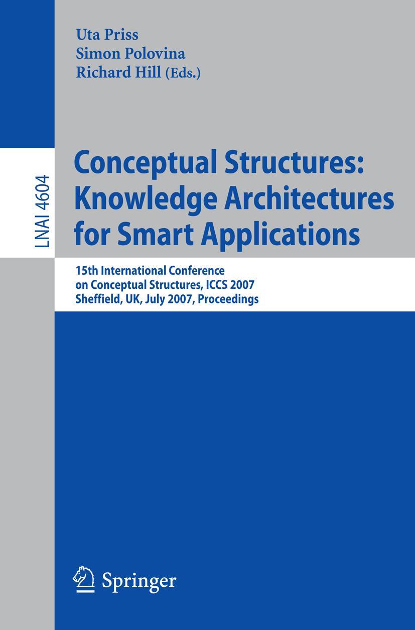 Vorderes Coverbild Conceptual Structures: Knowledge Architectures for Smart Applications
