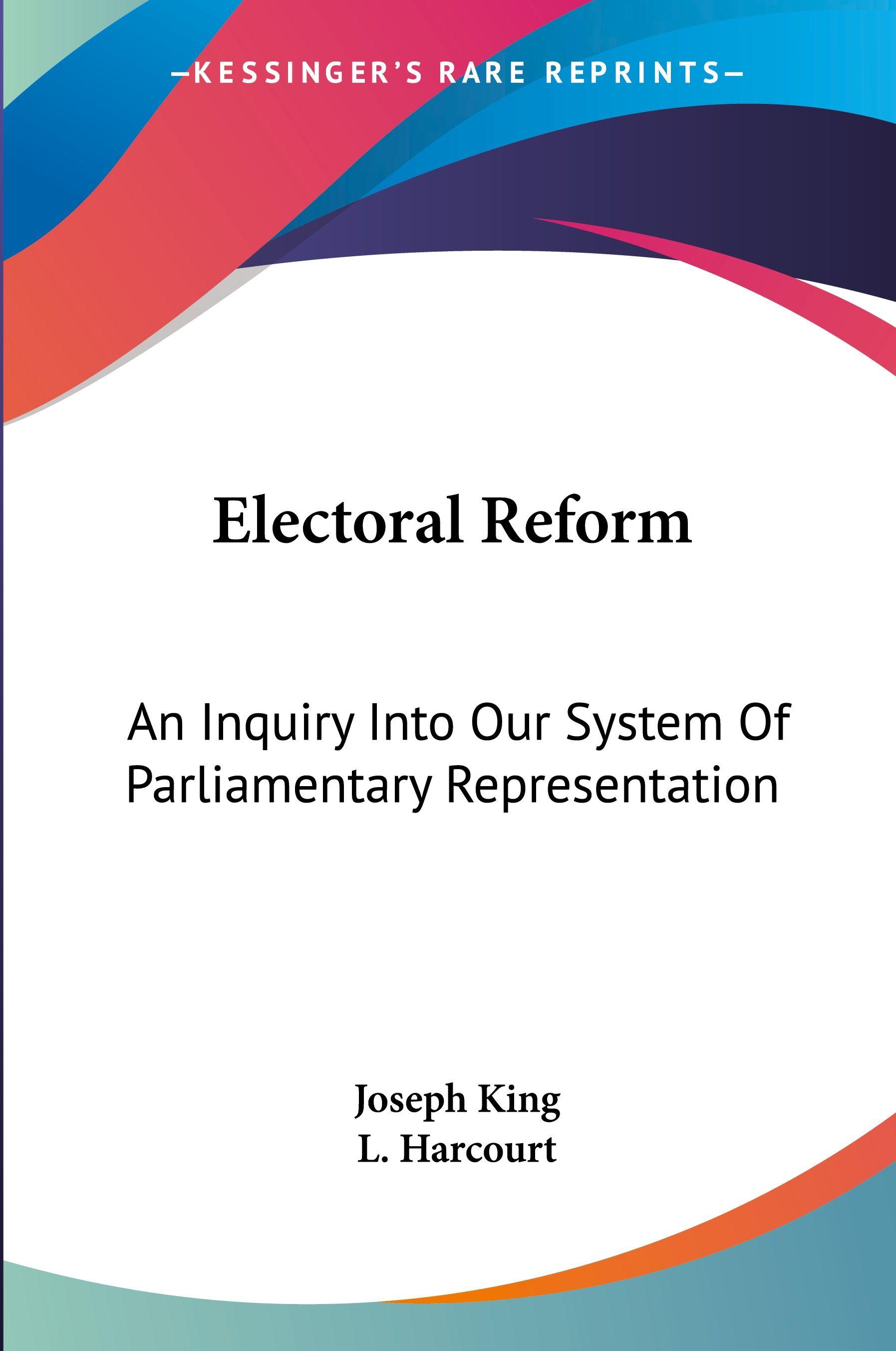 Vorderes Coverbild Electoral Reform