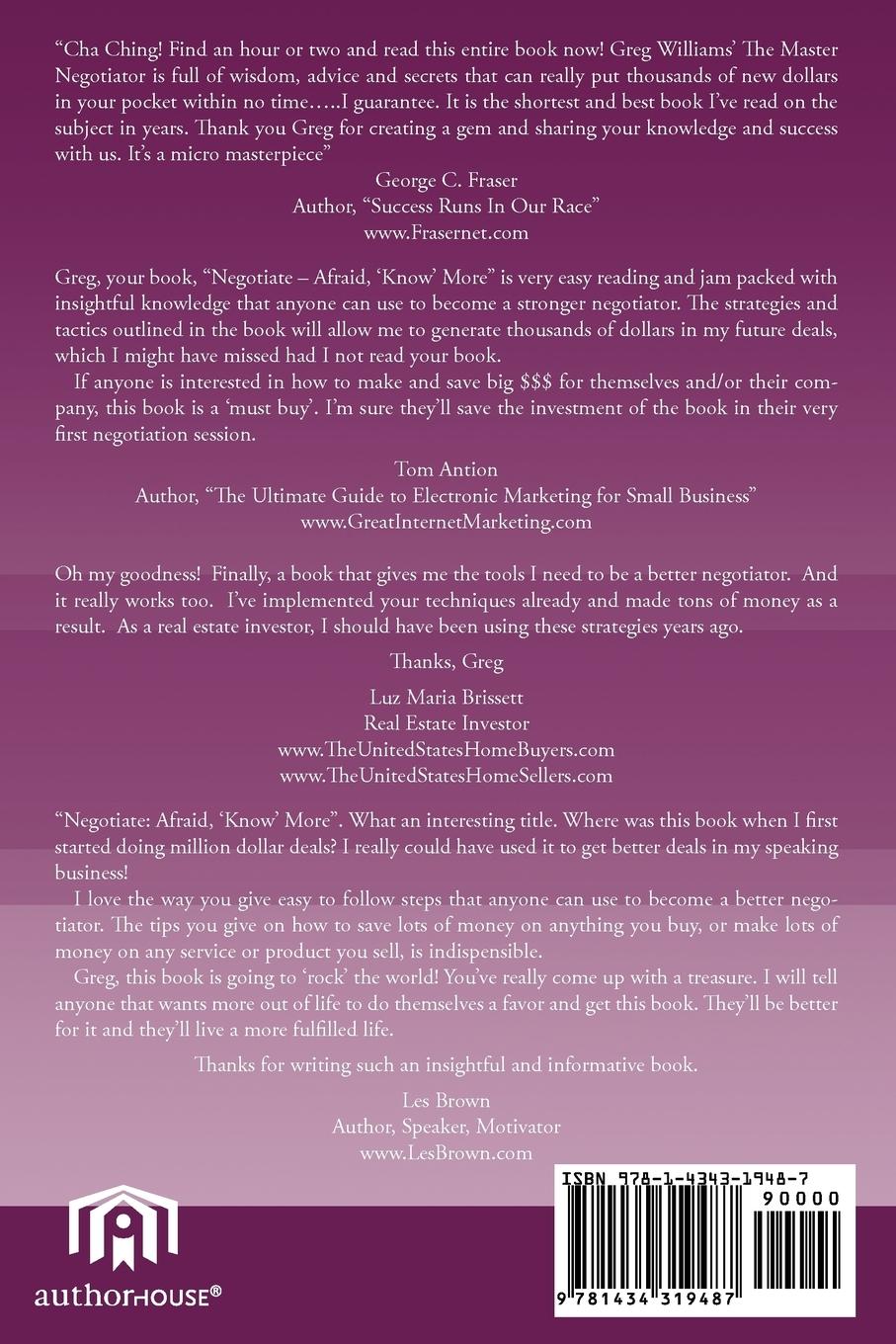 Rückseitencover Negotiate