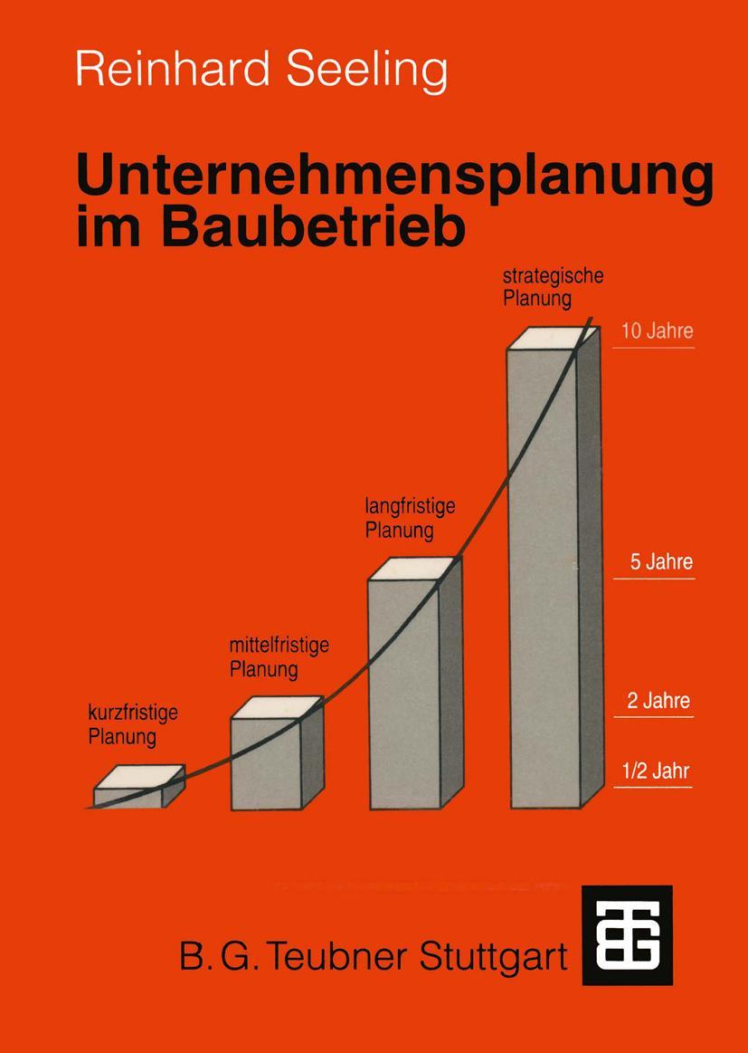 Vorderes Coverbild Unternehmensplanung im Baubetrieb