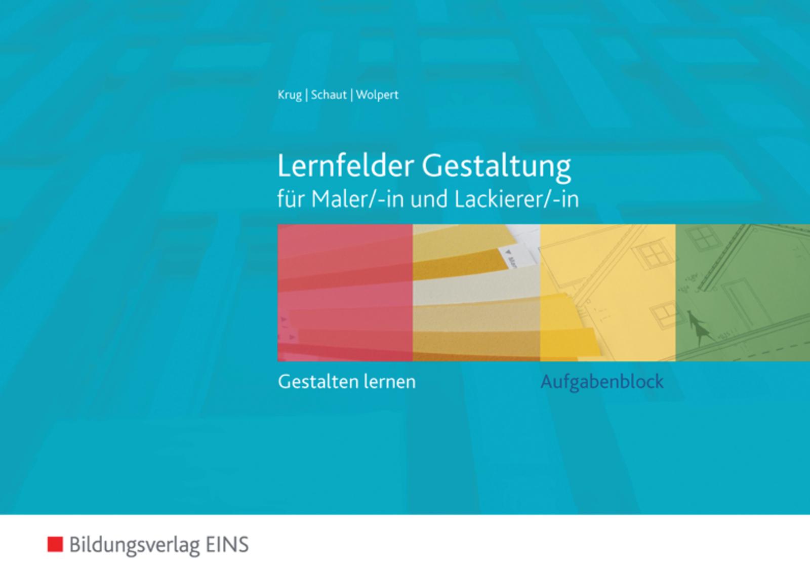 Vorderes Coverbild Aufgabenblock Lernfelder Gestaltung