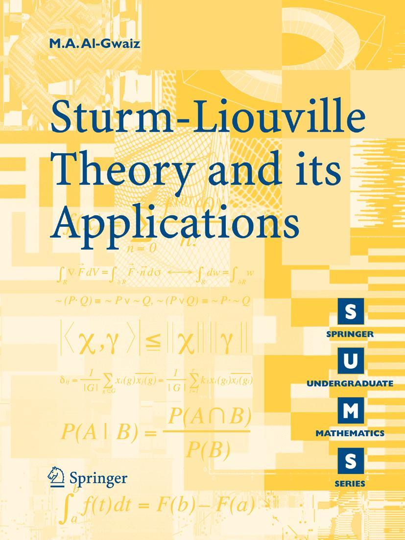 Vorderes Coverbild Sturm-Liouville Theory and its Applications