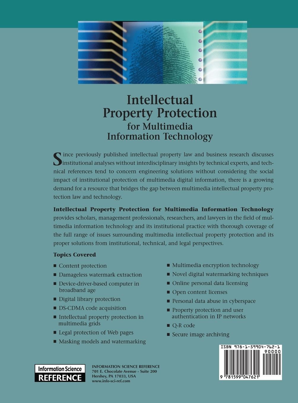 Rückseitencover Intellectual Property Protection for Multimedia Information Technology