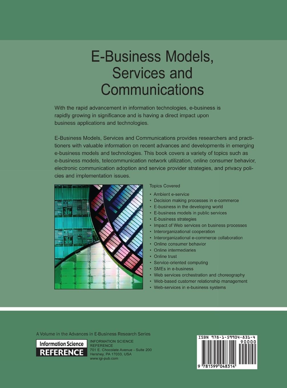 Rückseitencover E-Business Models, Services, and Communications