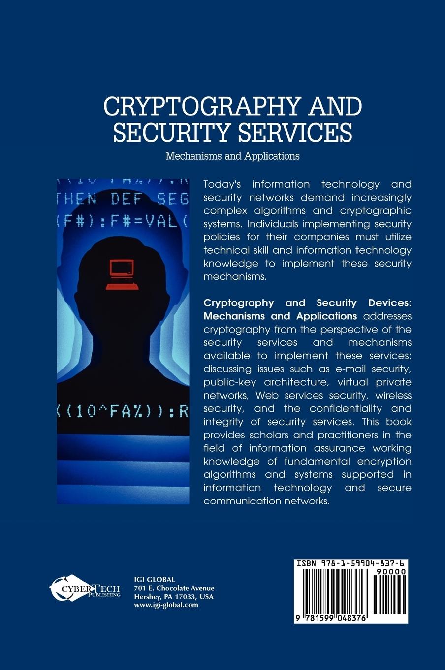 Rückseitencover Cryptography and Security Services