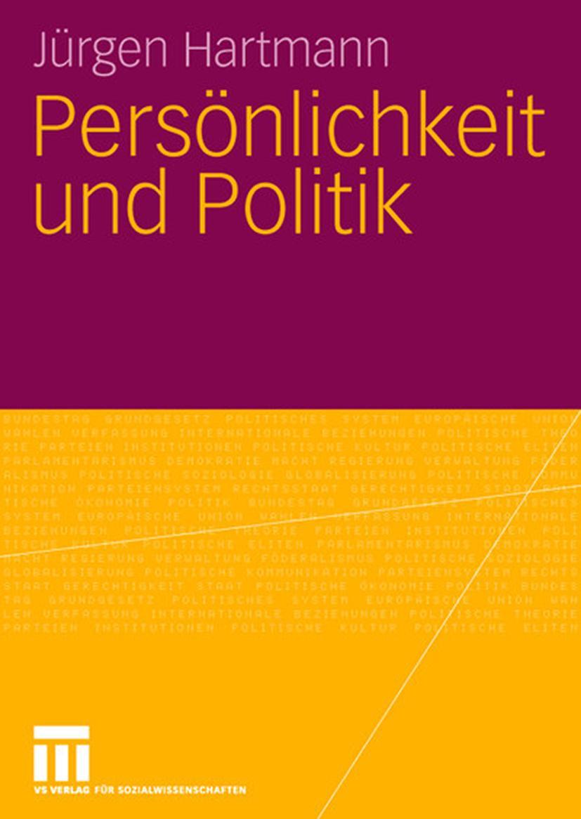 Vorderes Coverbild Persönlichkeit und Politik
