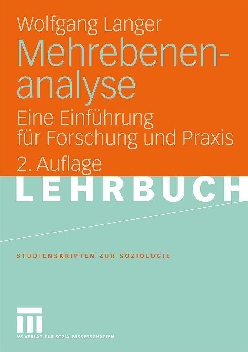 Vorderes Coverbild Mehrebenenanalyse