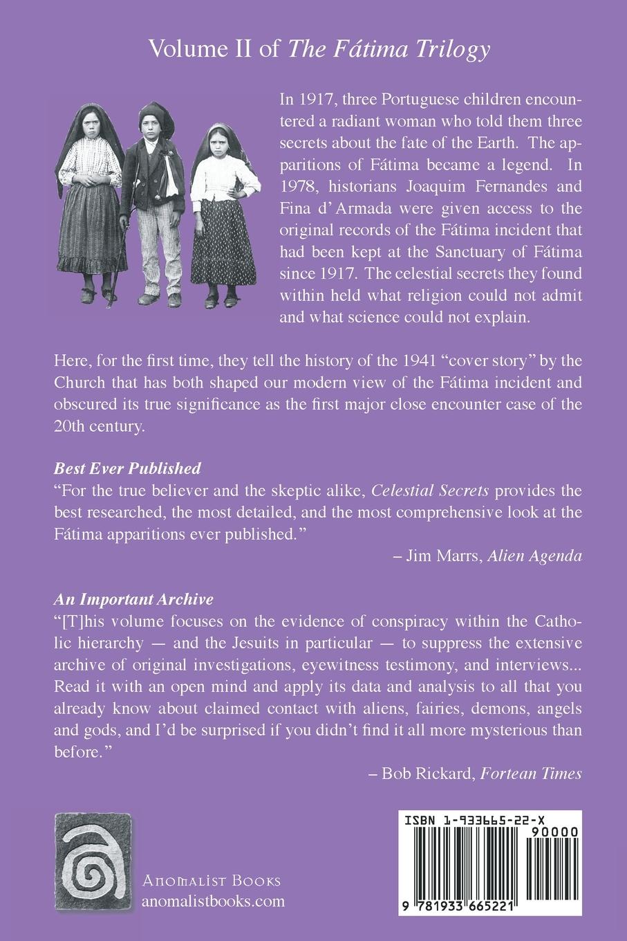 Rückseitencover CELESTIAL SECRETS