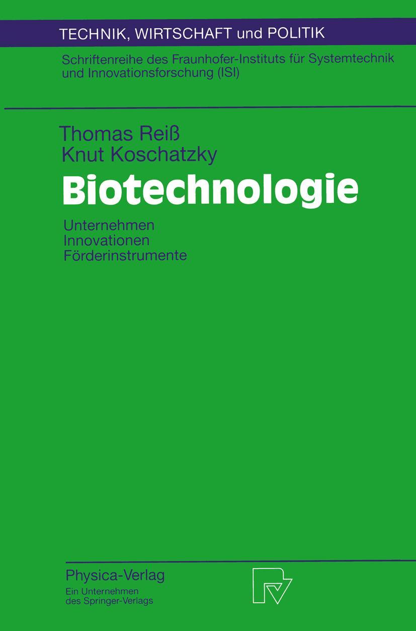 Vorderes Coverbild Biotechnologie