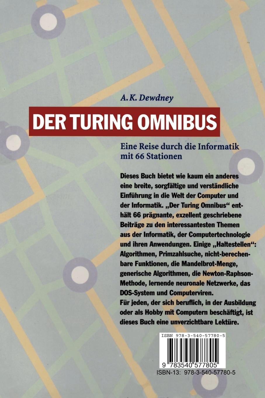 Rückseitencover Der Turing Omnibus