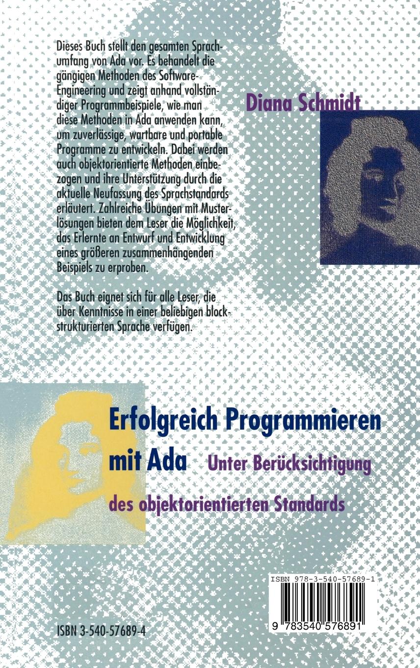 Rückseitencover Erfolgreich Programmieren mit Ada