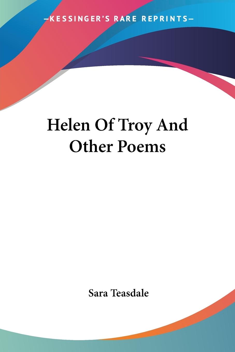 Vorderes Coverbild Helen Of Troy And Other Poems