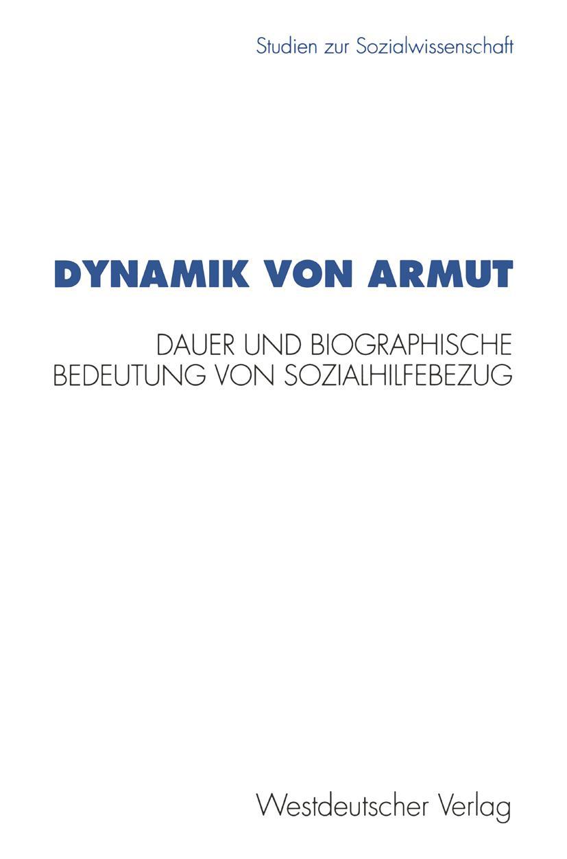Vorderes Coverbild Dynamik von Armut