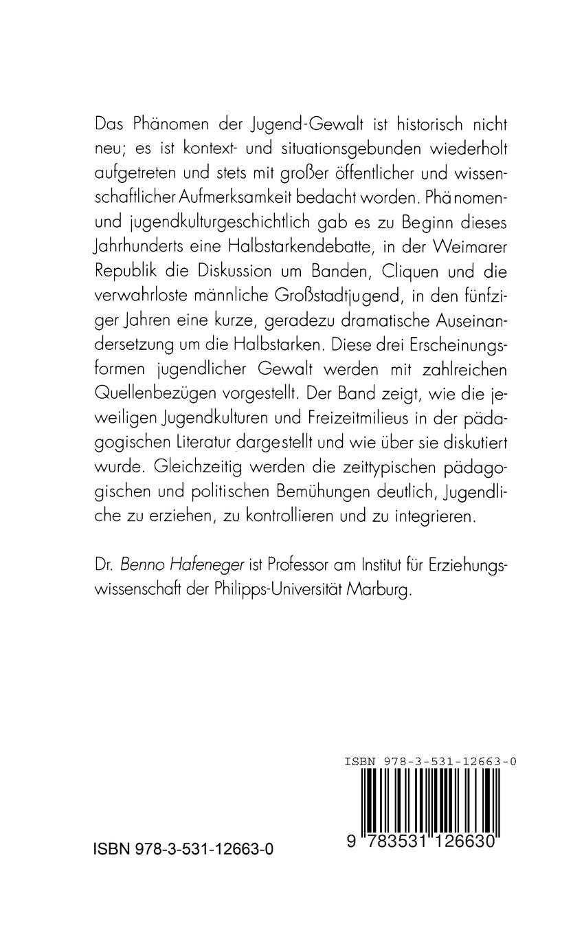 Rückseitencover Jugend-Gewalt