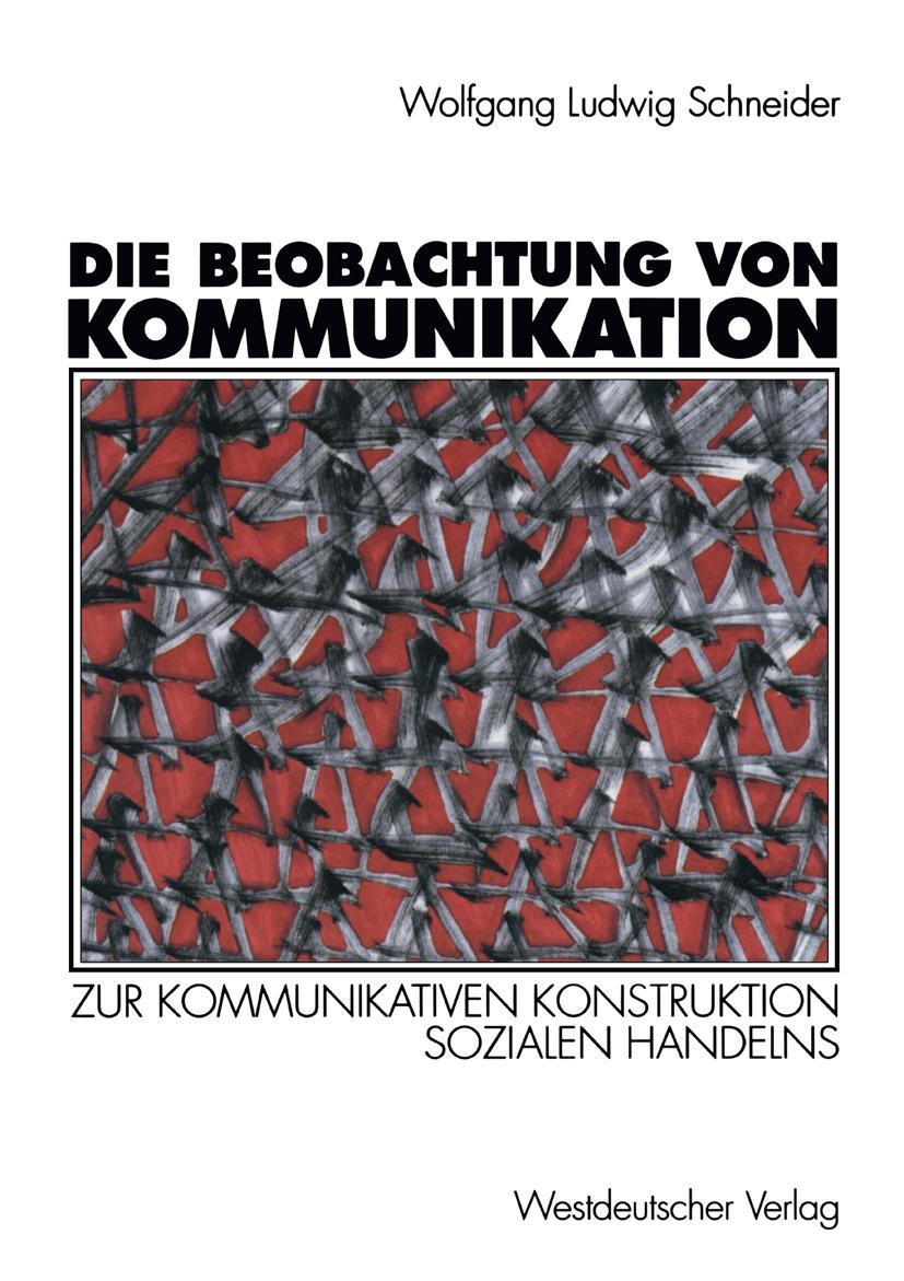 Vorderes Coverbild Die Beobachtung von Kommunikation
