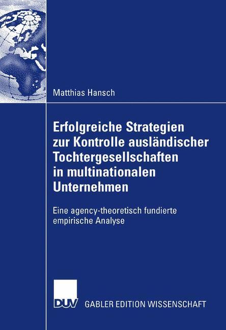 Vorderes Coverbild Erfolgreiche Strategien zur Kontrolle ausländischer Tochtergesellschaften in multinationalen Unternehmen