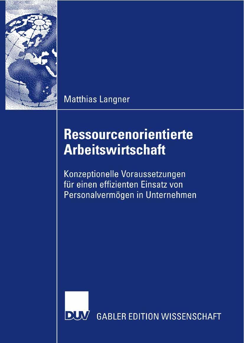Vorderes Coverbild Ressourcenorientierte Arbeitswirtschaft
