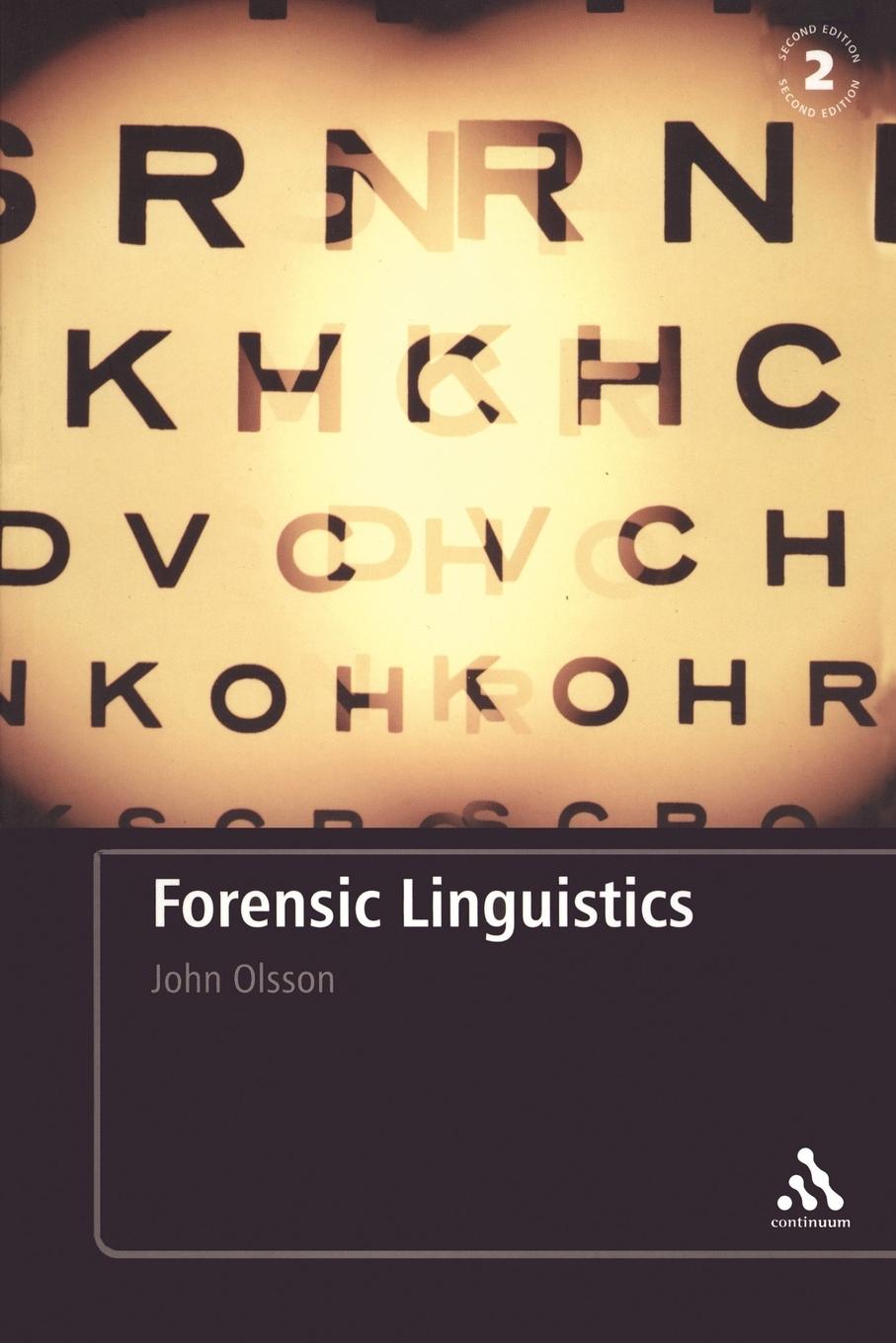 Vorderes Coverbild Forensic Linguistics