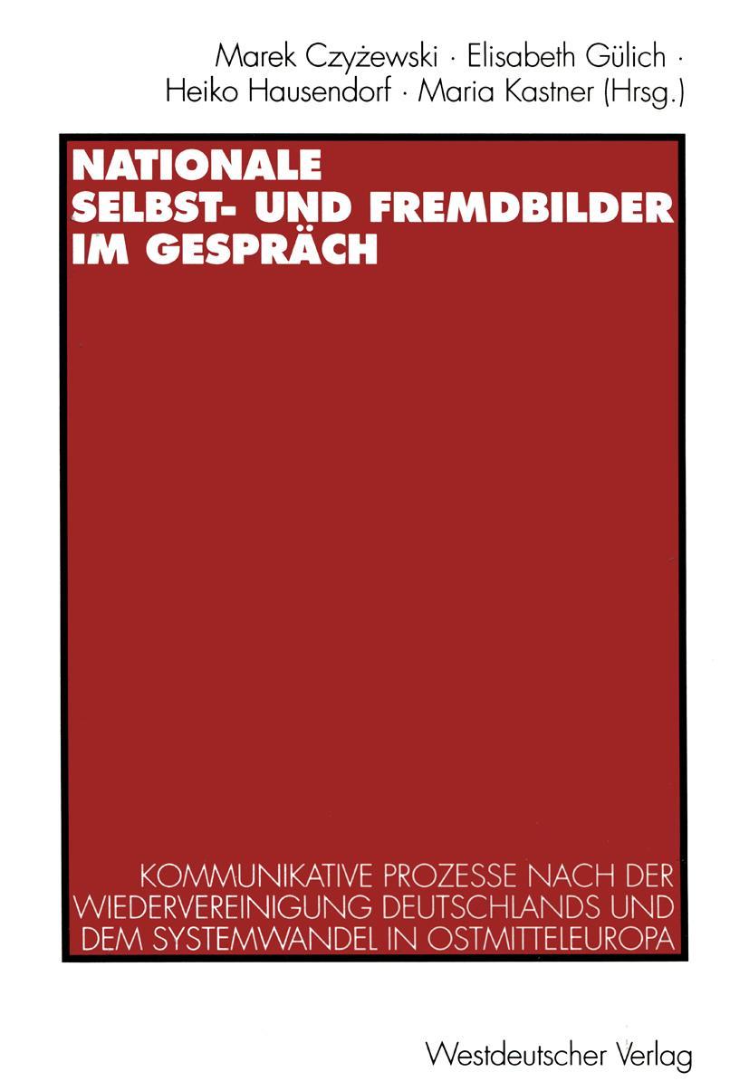 Vorderes Coverbild Nationale Selbst- und Fremdbilder im Gespräch