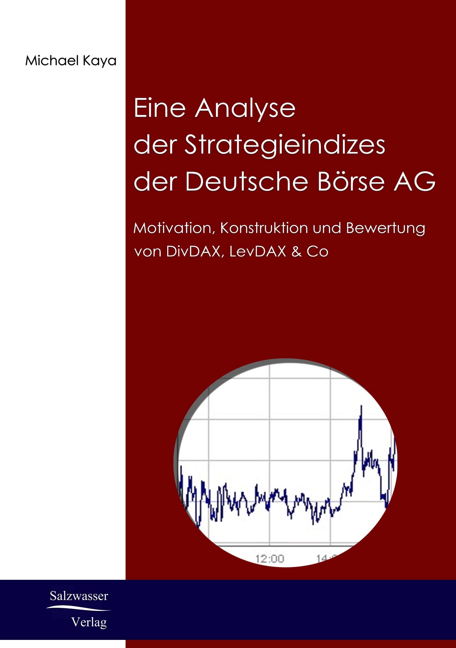 Vorderes Coverbild Analyse der Strategieindizes der Deutsche Börse AG