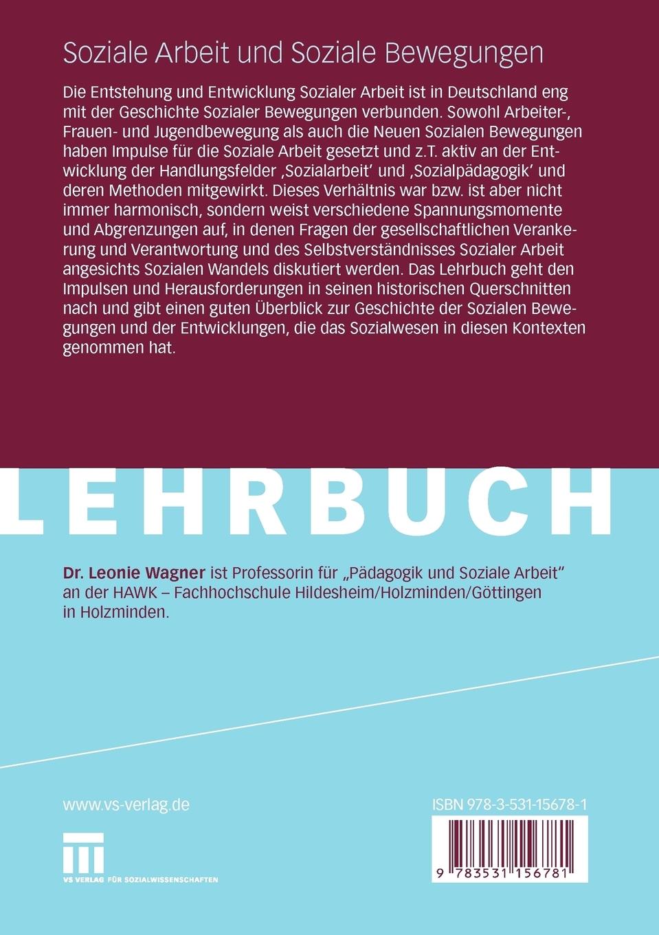 Rückseitencover Soziale Arbeit und Soziale Bewegungen