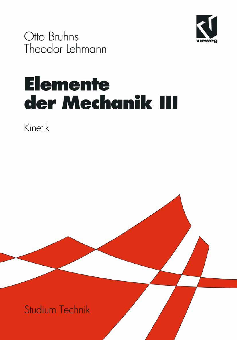 Vorderes Coverbild Elemente der Mechanik III