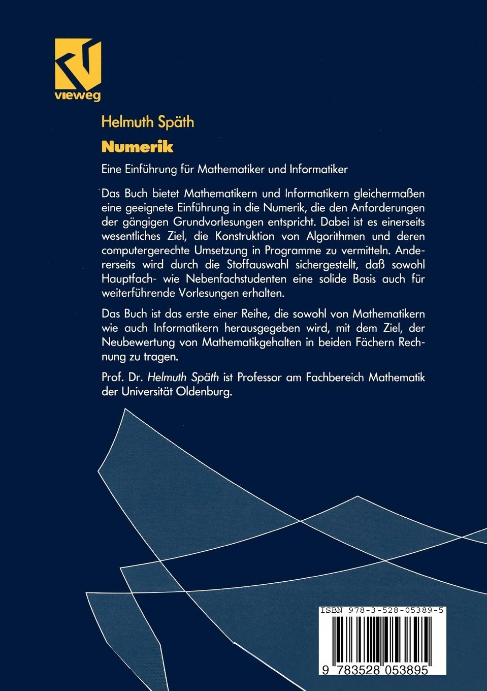 Rückseitencover Numerik