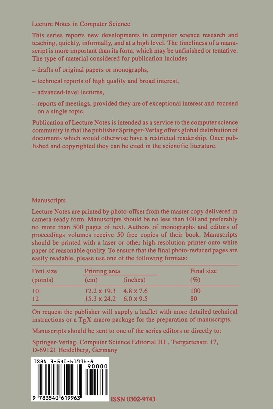 Rückseitencover Information Hiding