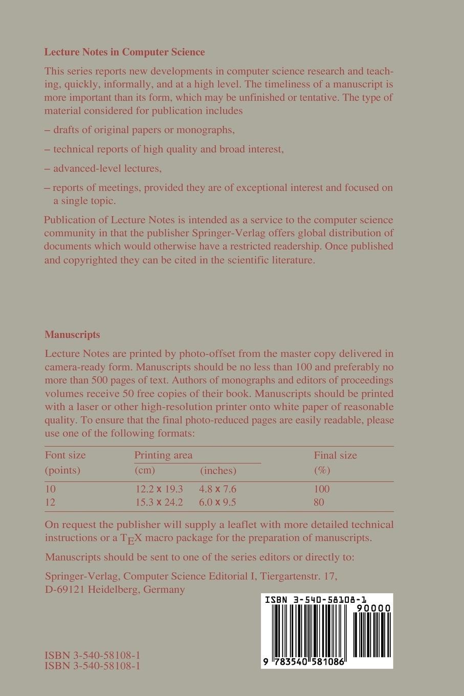 Rückseitencover Fast Software Encryption