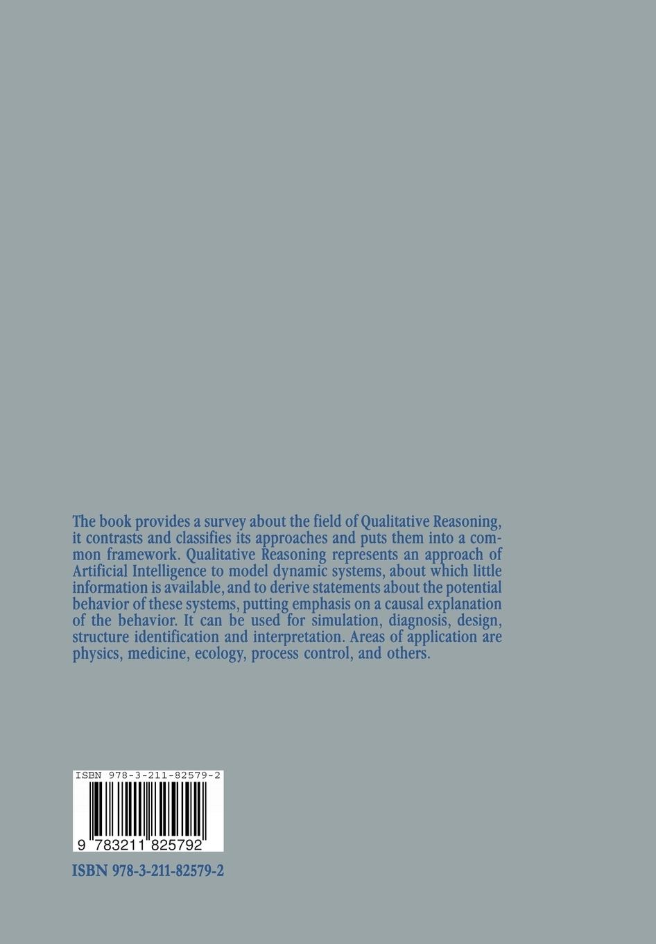 Rückseitencover Qualitative Reasoning