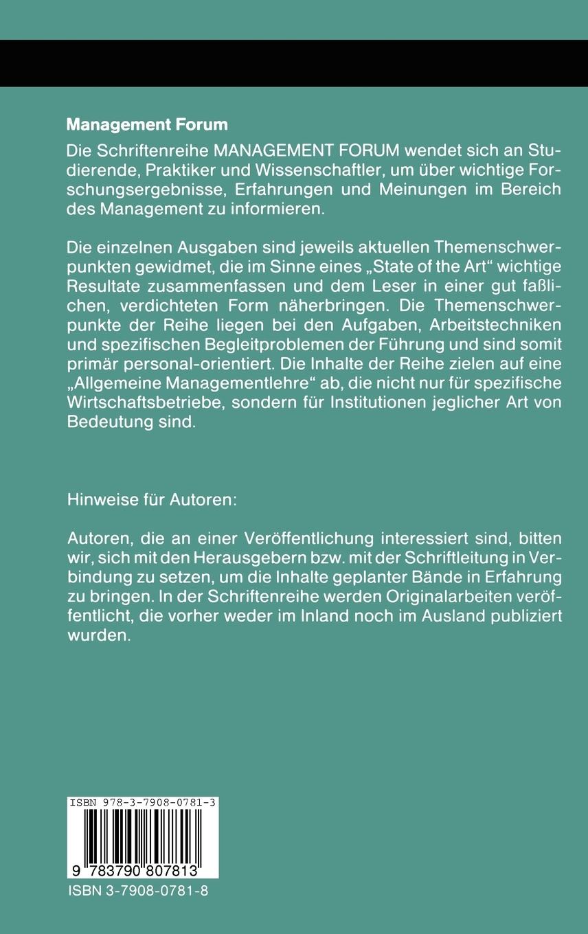 Rückseitencover Die Leistungsbeurteilung als Führungsmittel