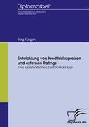 Vorderes Coverbild Entwicklung von Kreditrisikopreisen und externen Ratings