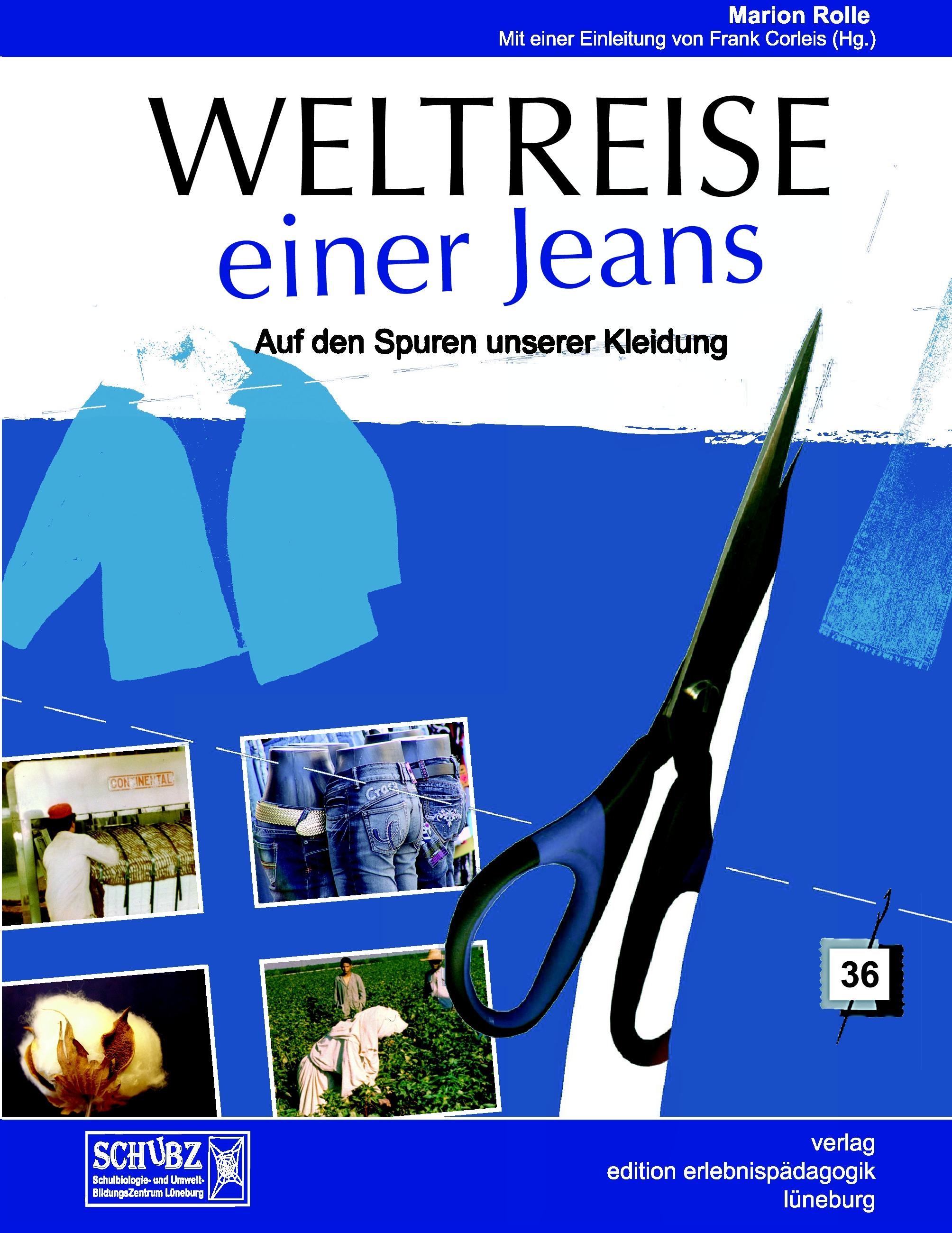 Vorderes Coverbild Weltreise einer Jeans