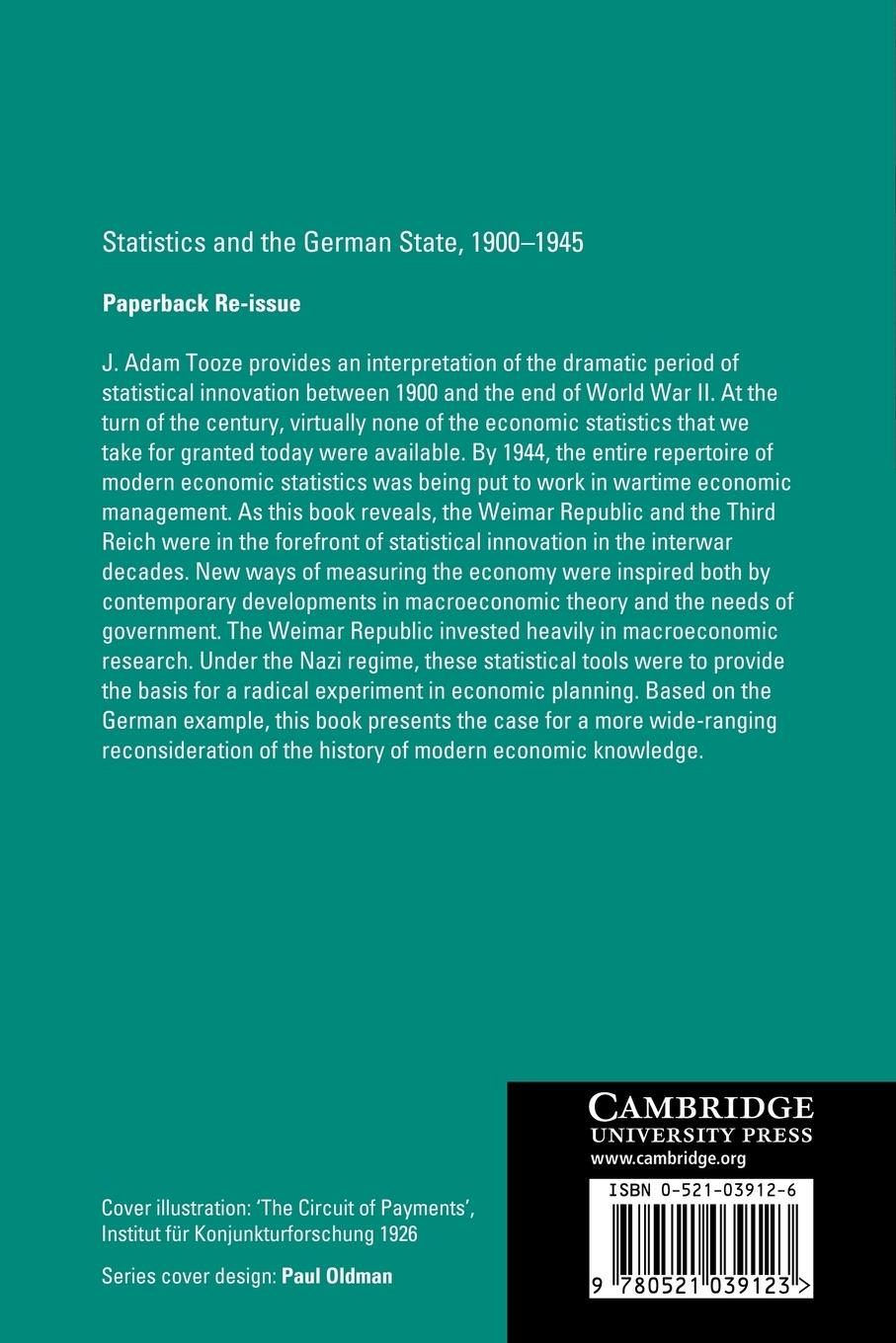 Rückseitencover Statistics and the German State, 1900 1945