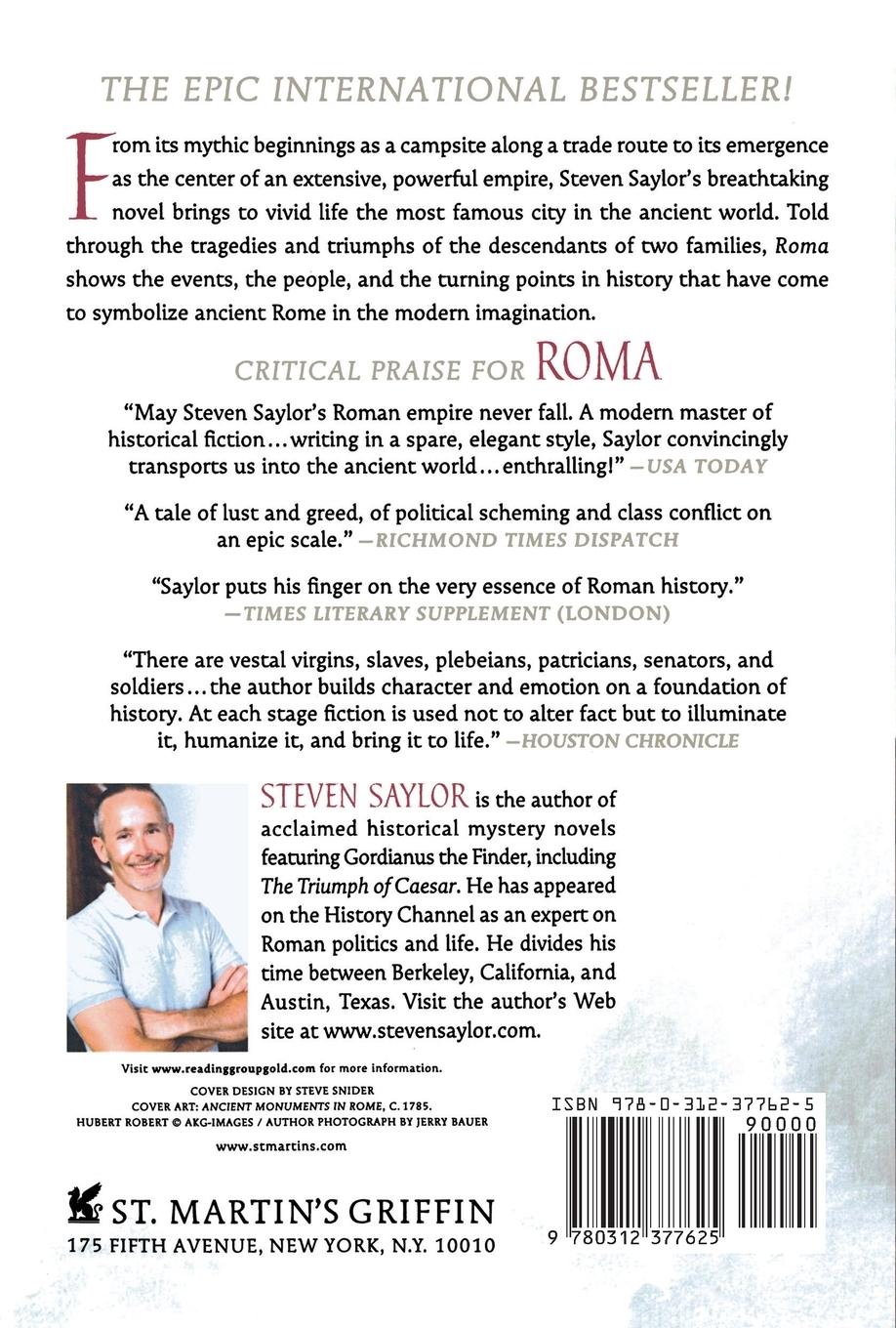 Rückseitencover Roma