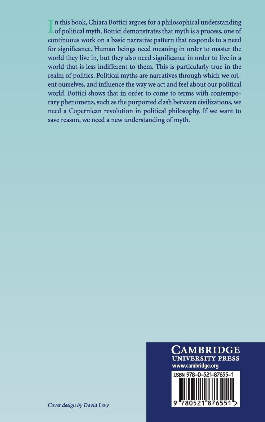 Rückseitencover A Philosophy of Political Myth