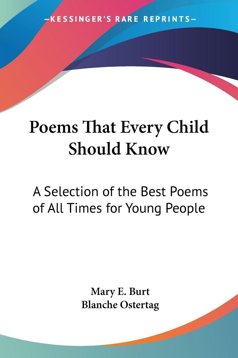 Vorderes Coverbild Poems That Every Child Should Know