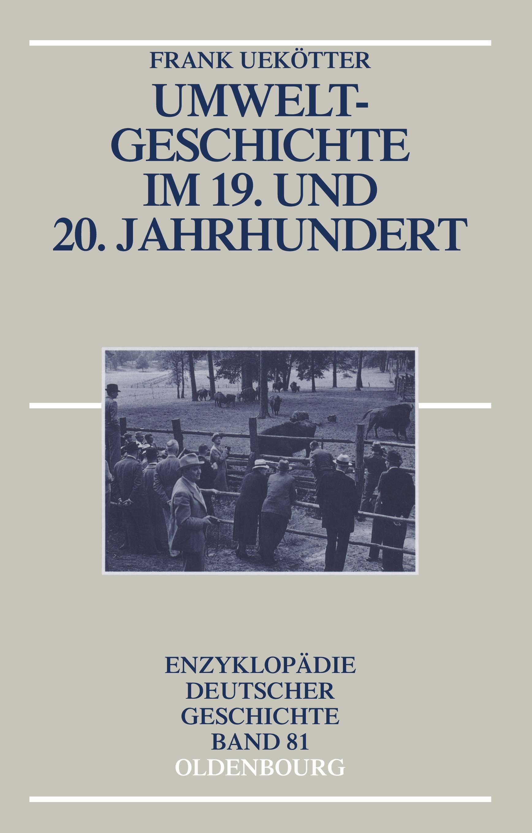 Vorderes Coverbild Umweltgeschichte im 19. und 20. Jahrhundert