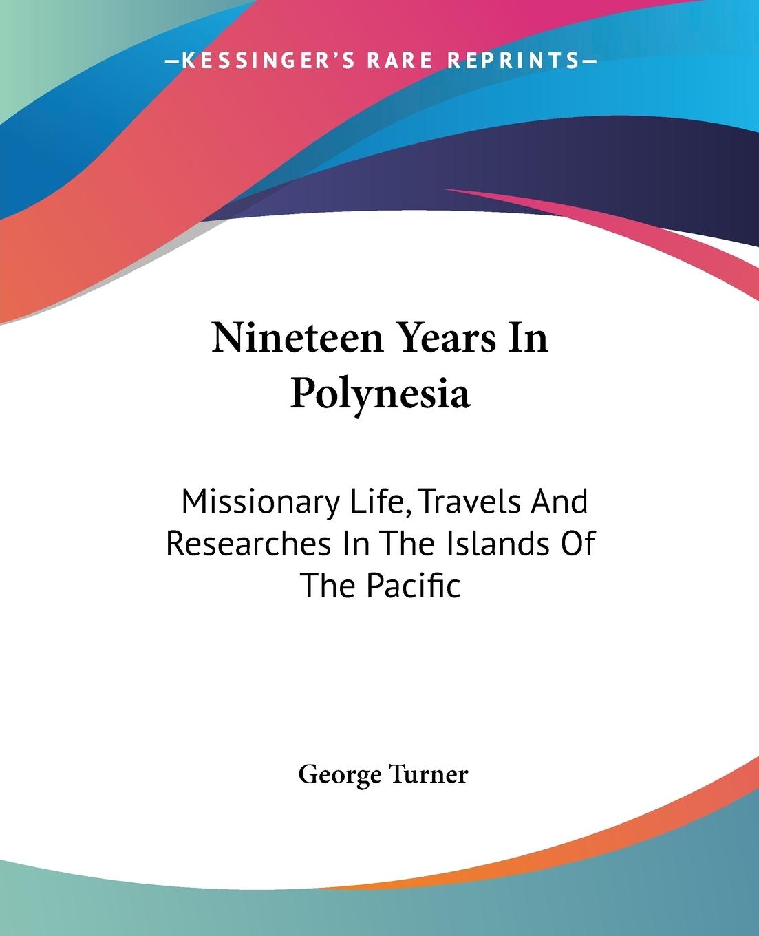 Vorderes Coverbild Nineteen Years In Polynesia