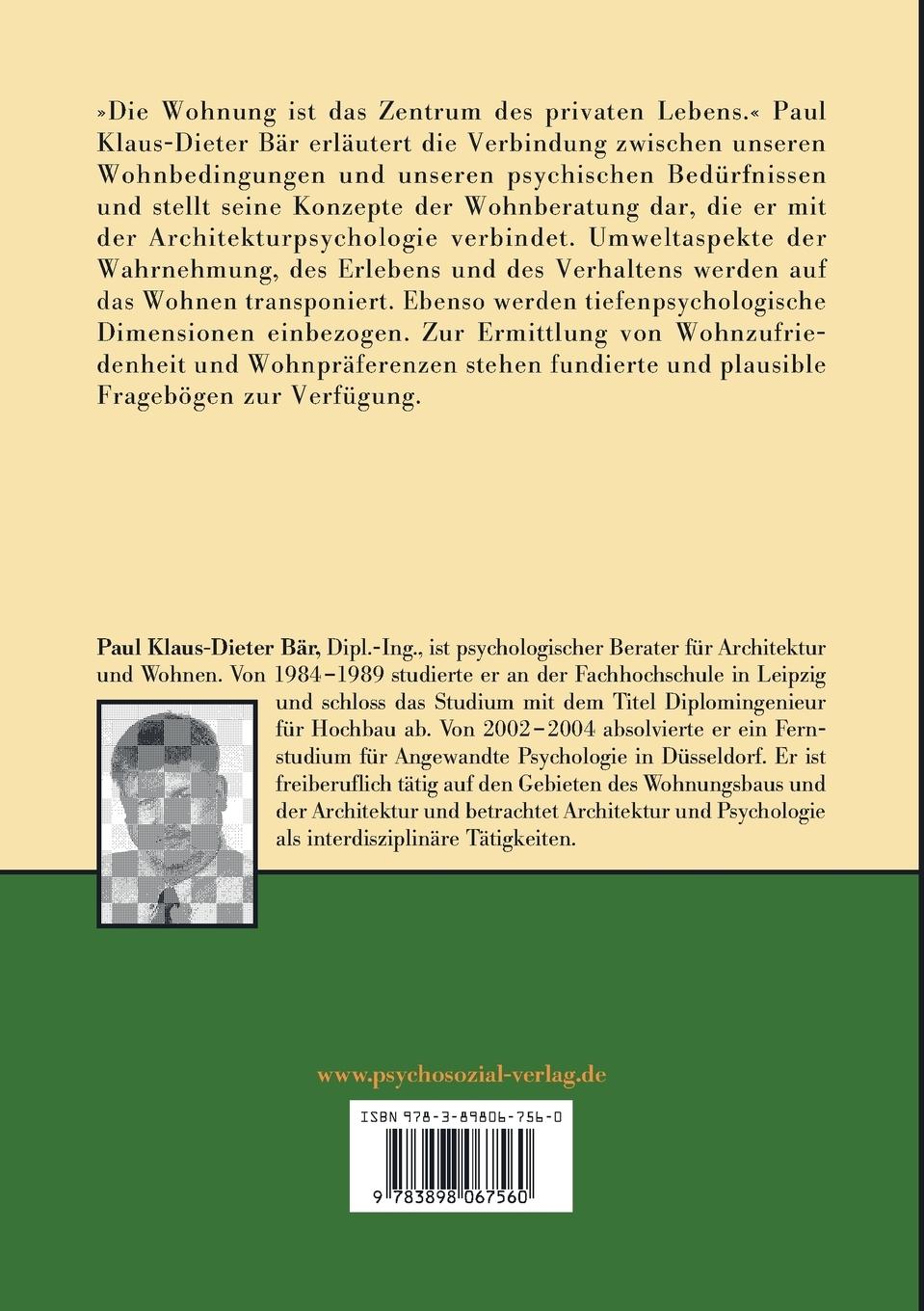 Rückseitencover Architekturpsychologie