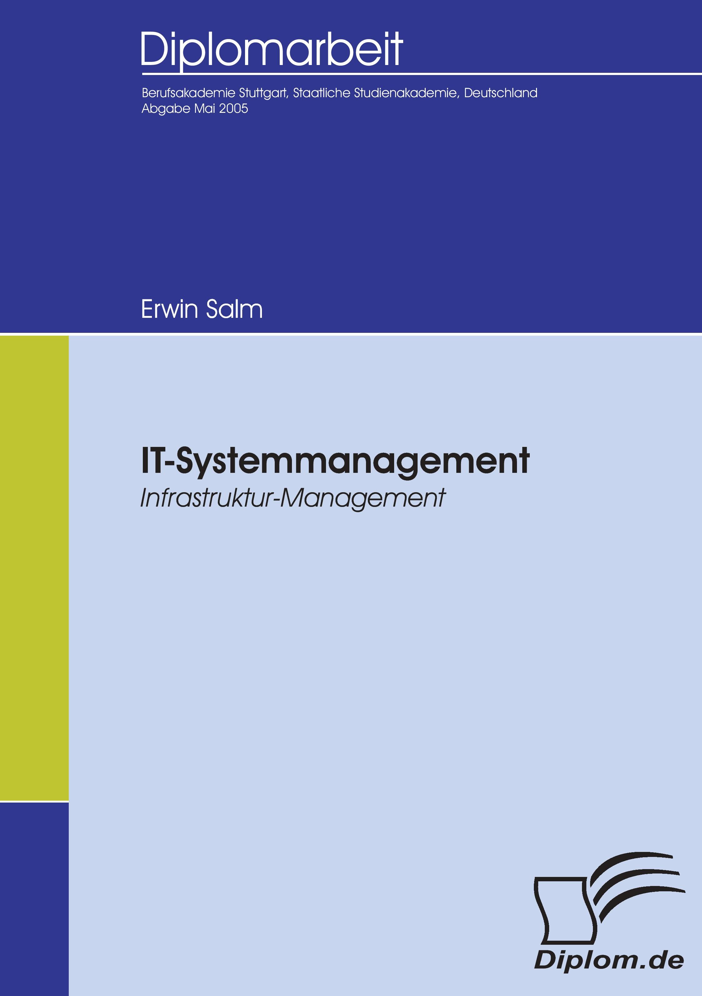 Vorderes Coverbild IT-Systemmanagement