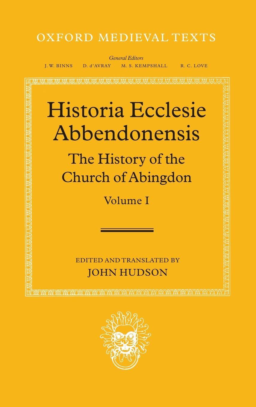 Vorderes Coverbild Historia Ecclesie Abbendonensis