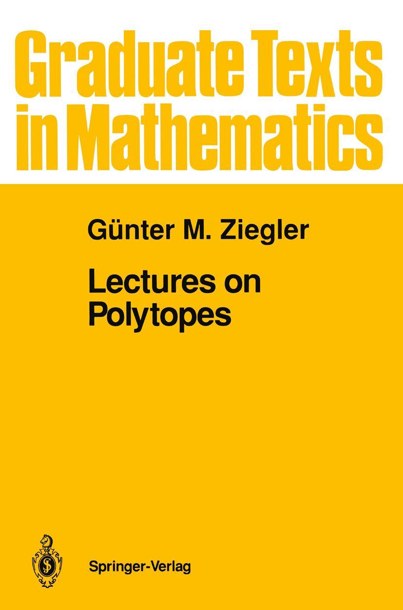 Vorderes Coverbild Lectures on Polytopes